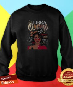 Libra Queen Beautiful Dope Black Women Sweatshirt