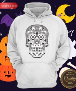 Machine Sugar Skull Day Of The Dead Muertos Hoodie