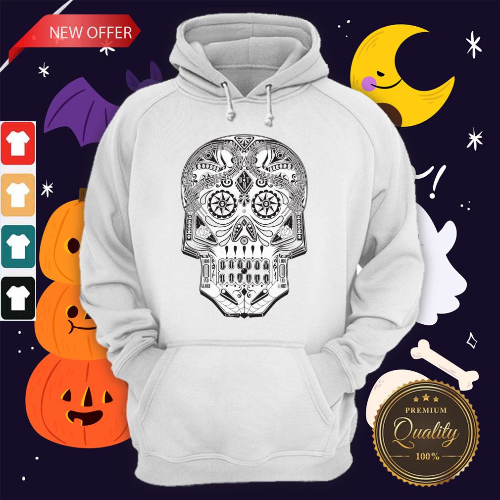 Machine Sugar Skull Day Of The Dead Muertos Hoodie