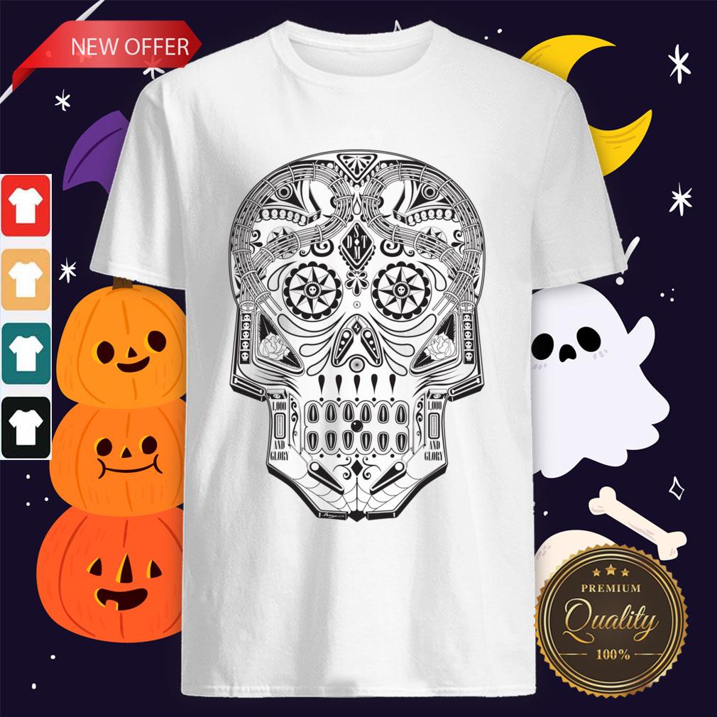 Machine Sugar Skull Day Of The Dead Muertos Shirt