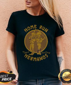 Nice Home Run Respect San Diego Hermanos V-neck