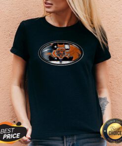 Official Chicago Bears Batman Logo V-neck