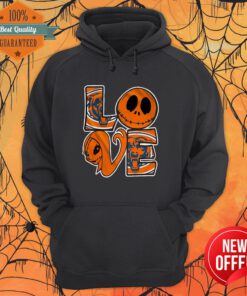 Official Chicago Bears Jack Skellington And Sally Love Hoodie