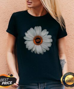 Official Oklahoma State Cowboys Daisy Flower V-neck