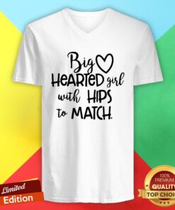 Pretty Big Hearted Girl With Hips To Match V-neck