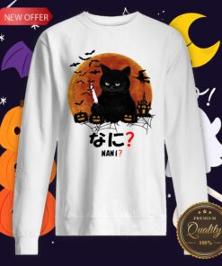 Pretty Nani Cat Killer Moon Halloween Sweatshirt