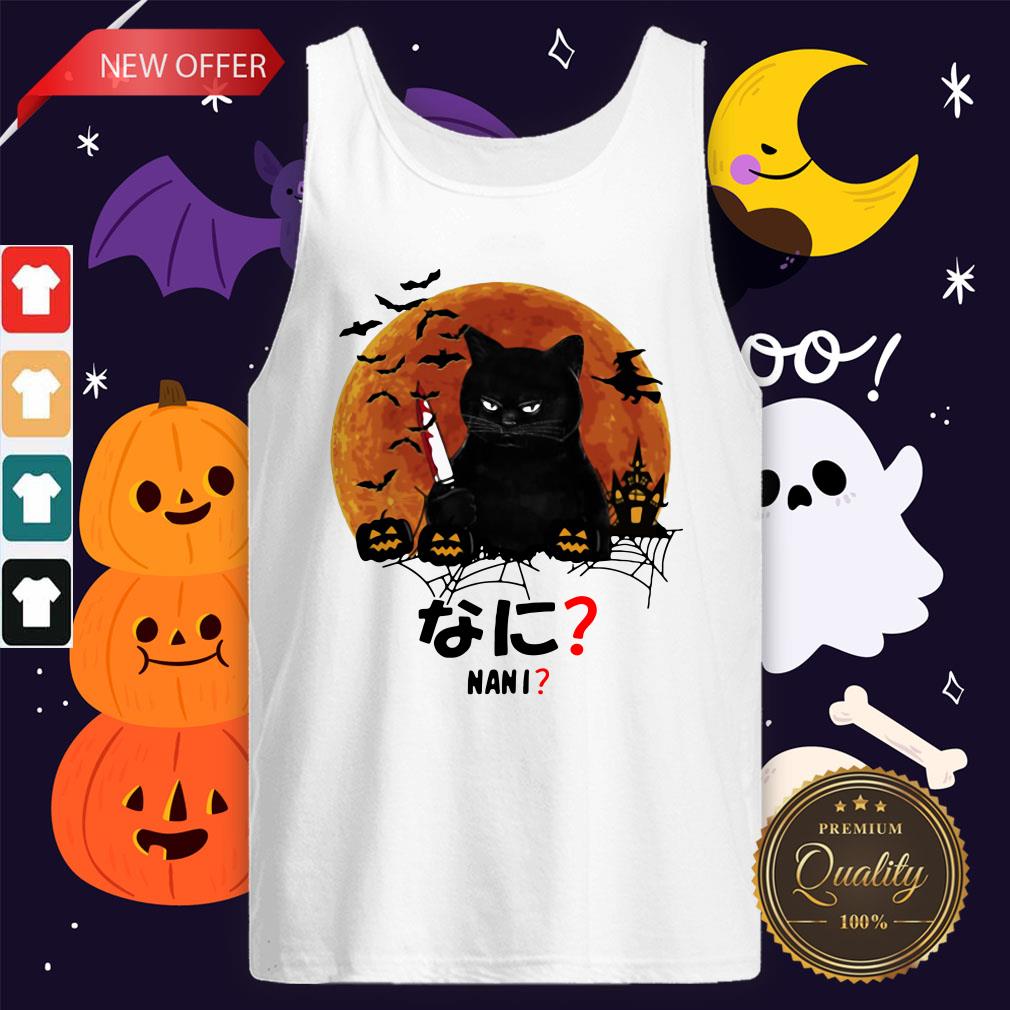 Pretty Nani Cat Killer Moon Halloween Tank Top