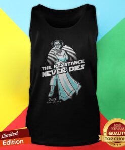 Ruth Bader Ginsburg The Resistance Never Dies Tank Top