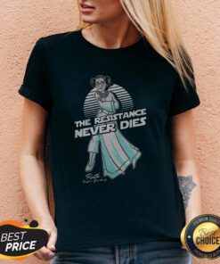 Ruth Bader Ginsburg The Resistance Never Dies V-neck