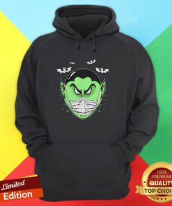 Scary Dracula Head Funny Halloween Costume Vampire Count Hoodie