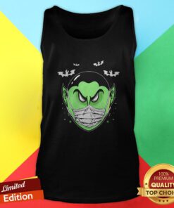 Scary Dracula Head Funny Halloween Costume Vampire Count Tank Top