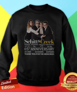 Schitt’s Creek 05th Anniversary Thank You For The Memories Signatures Sweatshirt