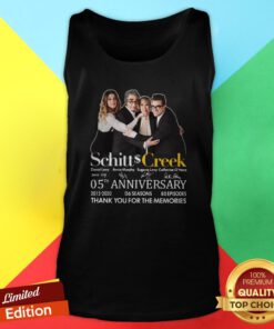 Schitt’s Creek 05th Anniversary Thank You For The Memories Signatures Tank Top