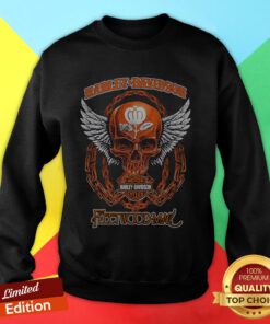 Skull Motor Harley Davidson Cycles Fleetwood Mac Sweatshirt