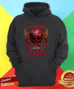 Skull Motor Harley Davidson Cycles Iron Maiden Hoodie