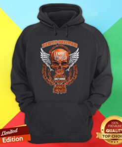 Skull Motor Harley Davidson Cycles Lynyrd Skynyrd Hoodie