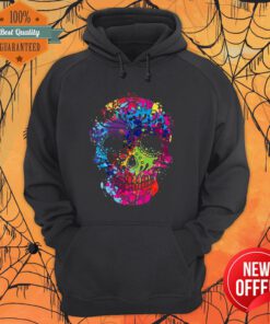 Sugar Skull Colorful Day Of The Dead Dia De Los Muertos Hoodie