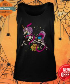 Sugar Skull Day Of The Dead Unicorn Horse Dia De Los Muertos Tank Top