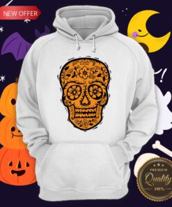 Sugar Skull SF Halloween Day Of The Dead Muertos Hoodie