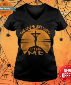 The Dogma Lives Loudly Within Me Catholic Jesus V-neck