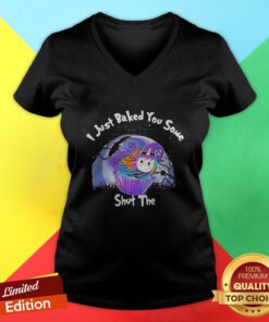 Unicorn Just Baked You Some Shut The Fucupcakes Halloween V-neck