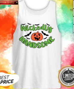 Wickedly Handsome Pumpkin Halloween Day 2020 Tank Top