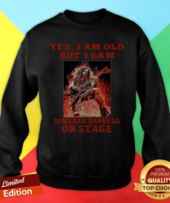 Yes I Am Old But I Saw Dimebag Darrell On Stage Sweatshirt