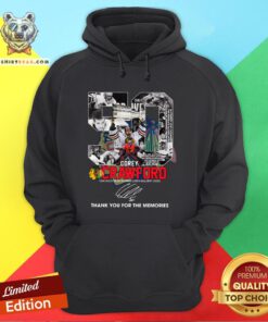 50 Corey Crawford Chicago Blackhawks 2005 06 2007 2020 Thank You For The Memories Signature Hoodie - Design By Teeshirtbear.com