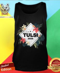 Awesome Tulsi Gabbard For President 2020 Distressed Hawaii Plants Unisex Tank Top - Design By Teeshirtbear.com