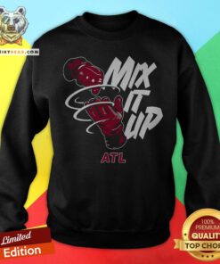 Cute Atlanta Braves Baseball Mix It Up ATL Sweatshirt - Design By Teeshirtbear.com