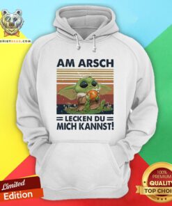 Cute Baby Yoda Am Arsch Lecken Du Mich Kannst Vintage Hemd Hoodie - Design By Teeshirtbear.com