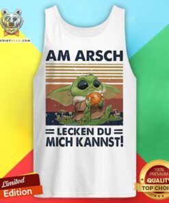 Cute Baby Yoda Am Arsch Lecken Du Mich Kannst Vintage Hemd Tank Top - Design By Teeshirtbear.com