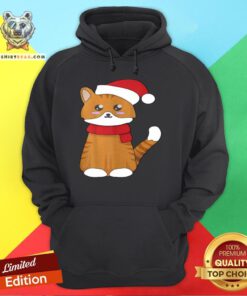 Cute Cat Love Xmas Hat Hoodie - Design By Teeshirtbear.com