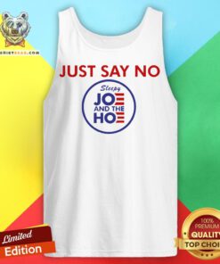 Cute Just Say No Sleepy Joe And Hoe Tank Top - Design By Teeshirtbear.com