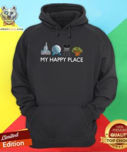 Cute Meet Me At My Happy Place Hoodie - Design By Teeshirtbear.com