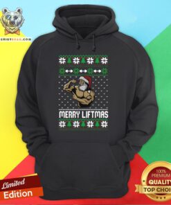 Cute Merry Liftmas Christmas Funny Sweat Hoodie - Design By Teeshirtbear.com