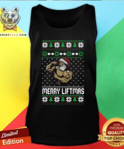 Cute Merry Liftmas Christmas Funny Sweat Tank Top - Design By Teeshirtbear.com