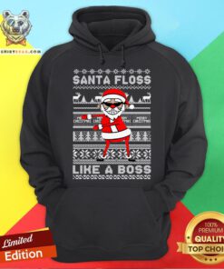 Cute Santa Floss Like A Boss Funny Christmas Hoodie