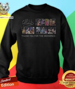 Eddie Van Halen 1955-2020 Thank You For The Memories Signature Sweatshirt - Design By Teeshirtbear.com