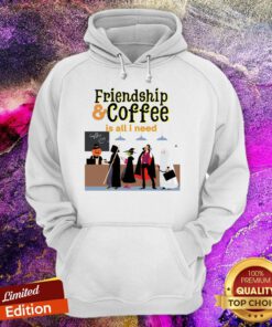 Friendship & Coffee Is All I Need Halloween Hoodie