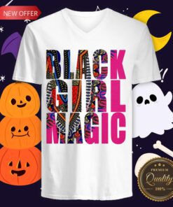 Funny Dashiki Black Girl Magic V-neck