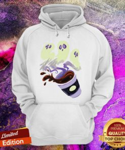 Funny Halloween Ghost Roast Cafe Hoodie