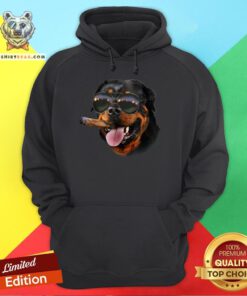 Funny Rottweiler With Cigar Wearing Aviator Sunglass Tank Top - Design By Teeshirtbear.com