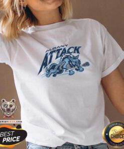 Good Albany Attack Lacrosse V-neck - Design By Teeshirtbear.com