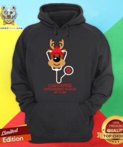 Good Christmas Registered Nurse Reindeer Nurse On Duty Hoodie - Design By Teeshirtbear.com