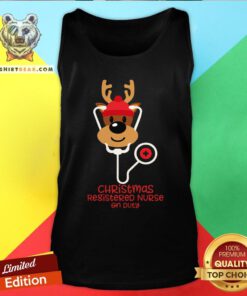 Good Christmas Registered Nurse Reindeer Nurse On Duty Tank Top - Design By Teeshirtbear.com