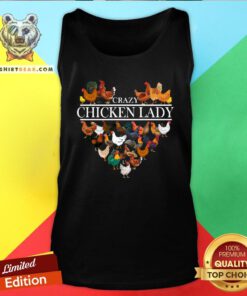 Good Crazy Chicken Lady Heart Tank Top - Design By Togethertee.com
