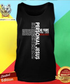 Good Personal Jesus Lyrics 50 Years Depeche Mode Tank Top - Design By Teeshirtbear.com