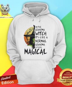 Magical I'm The Grandma Witch It's Like A Normal Grandma But More Halloween Hoodie - Design By Teeshirtbear.com