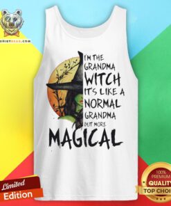 Magical I'm The Grandma Witch It's Like A Normal Grandma But More Halloween Tank Top - Design By Teeshirtbear.com